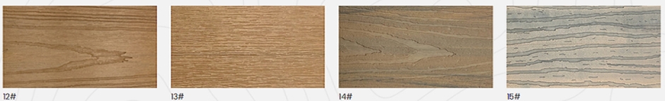 Co-Extrusion Wood Plastic Composite Decking Texture