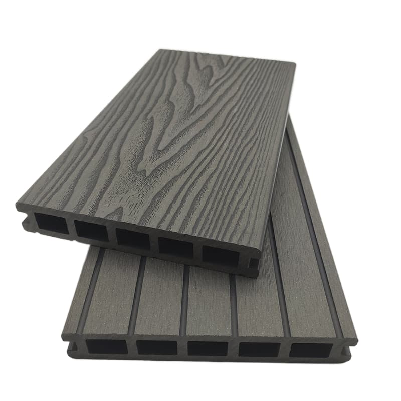 wpc 3D embossed decking